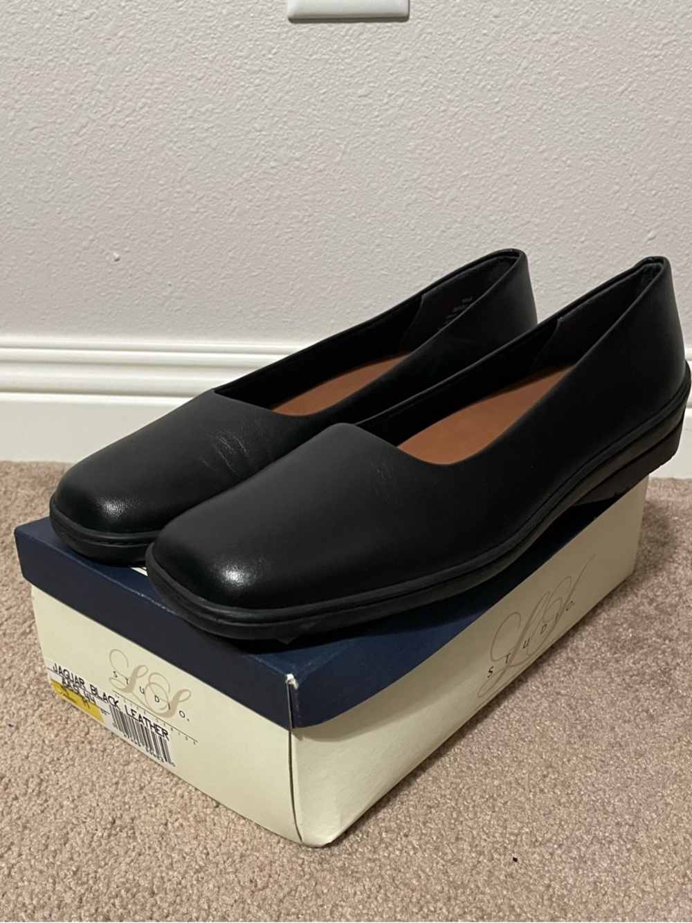 Classic Black Women's Slip-On Flats